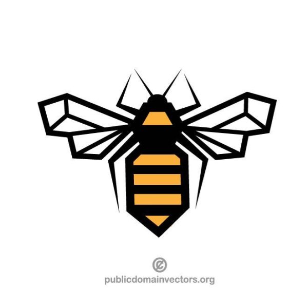 Стилизованная пчела