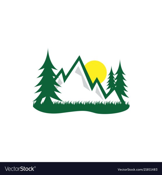 Логотип лес