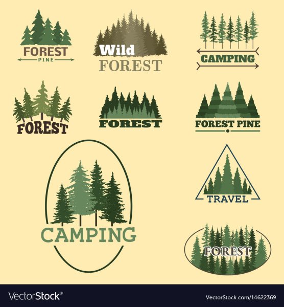 Значок хвойного леса