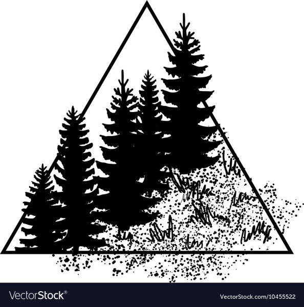 Лес логотип вектор