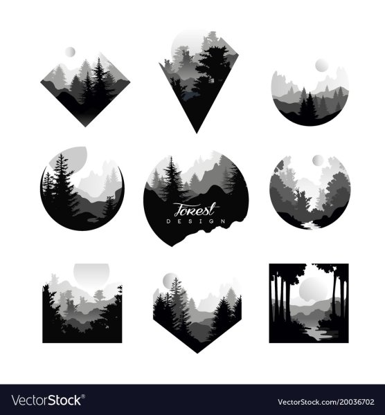 Темный лес логотип