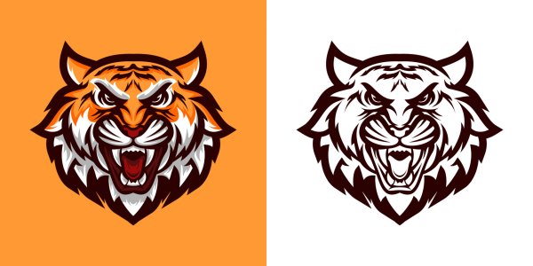 Эмблема тигра воина