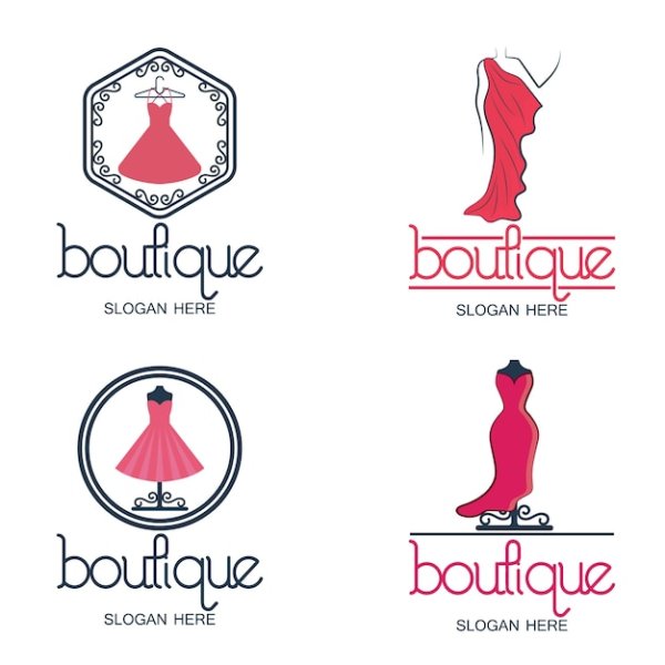 Логотип мода и одежда