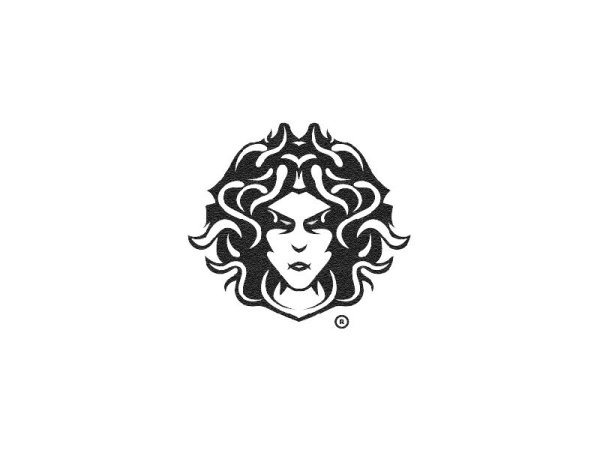 Голова медузы Горгоны вектор