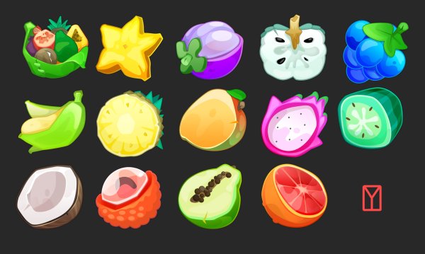 Значок фрукты