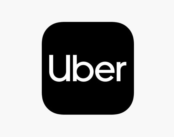Убер такси лого