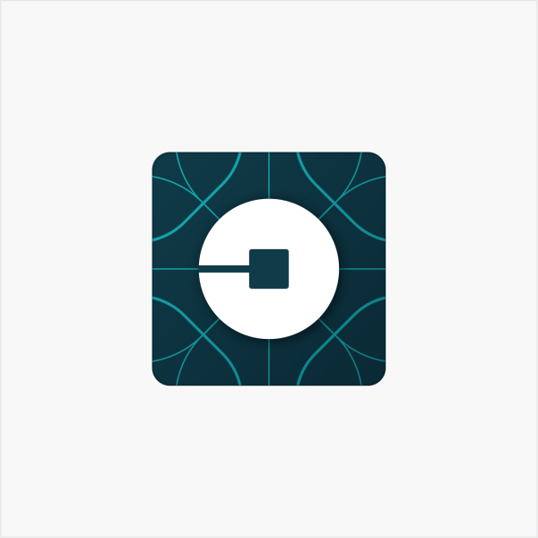 Uber логотип без фона