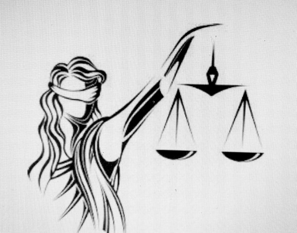 Символ правосудия тату