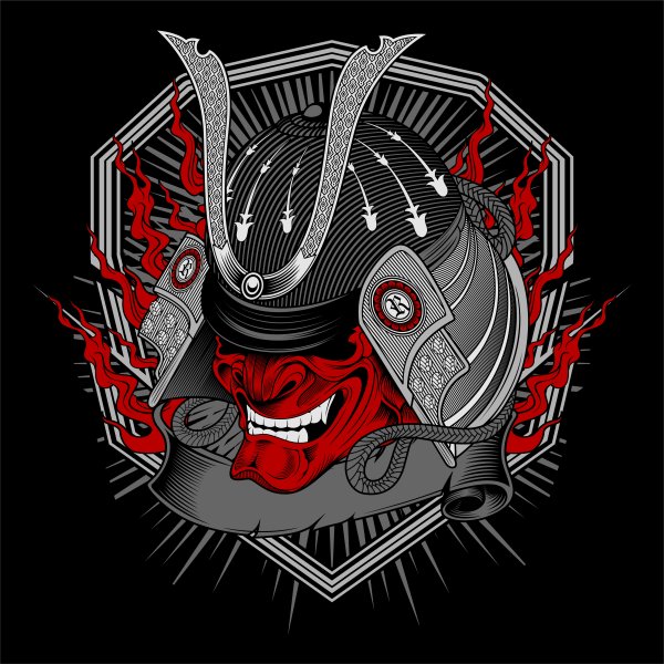 Самурай абстракция