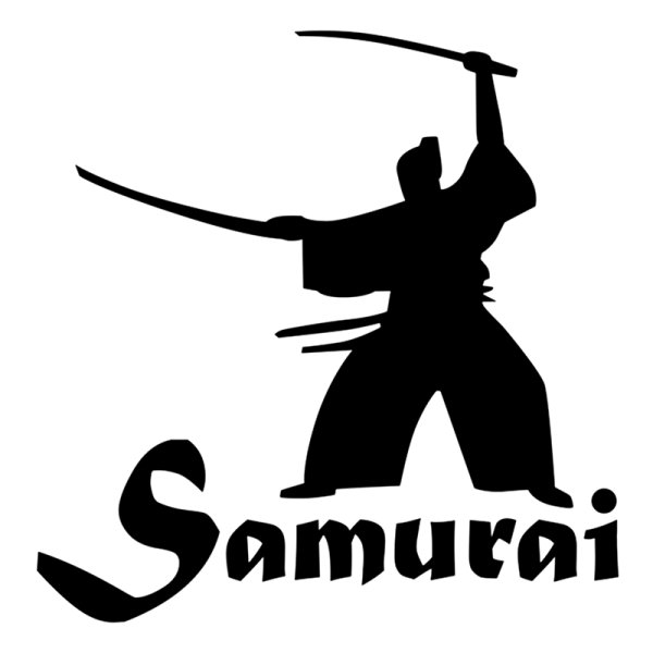 Наклейка Самурай на авто