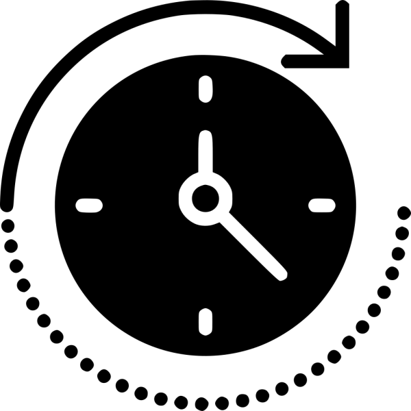 Логотип с часами