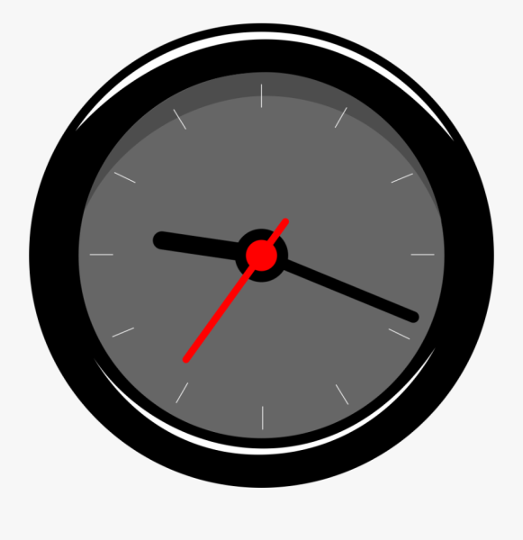 Значок часы без фона