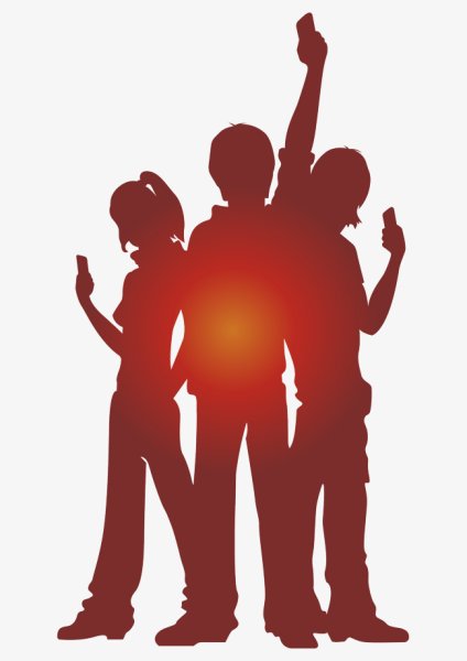 Молодежь силуэт