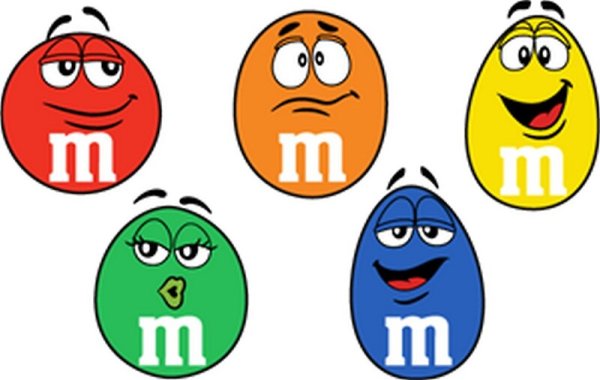 Лицо m&m’s
