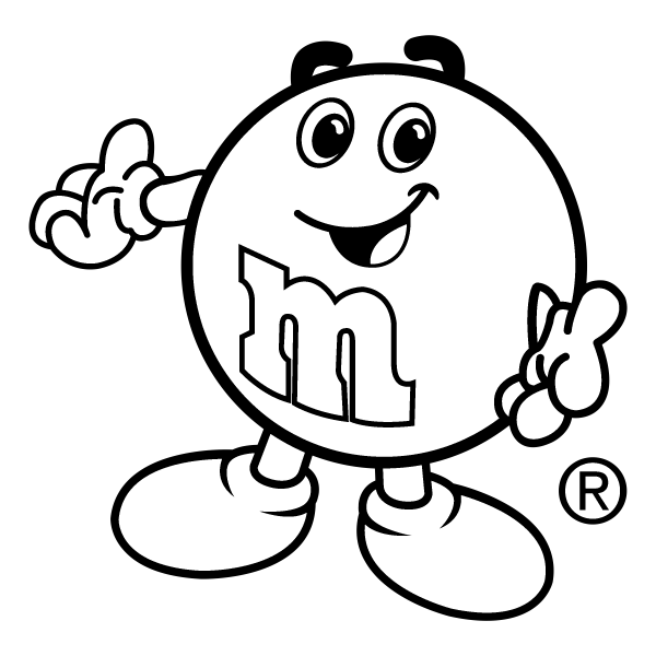 Раскраска m m's