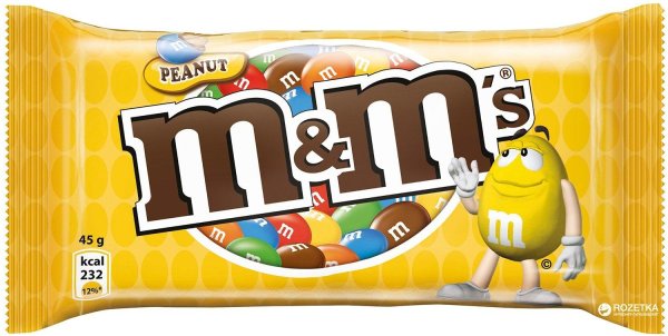 Драже m&MS молочный шоколад 45г, шт производитель