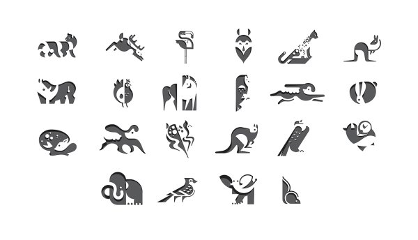 Фирменный знак животных