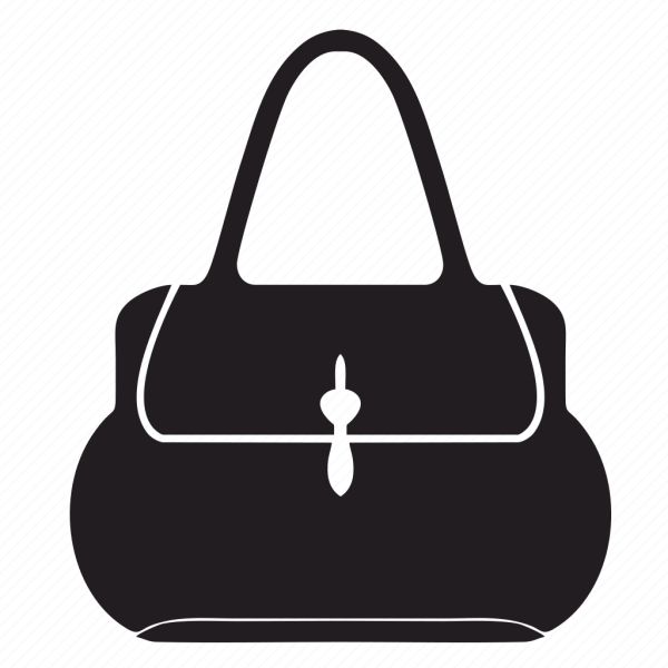 Женская сумка силуэт