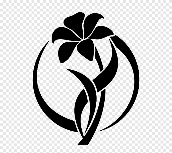 Стилизованные цветы для логотипа