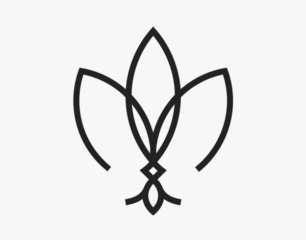 Логотип с лилией