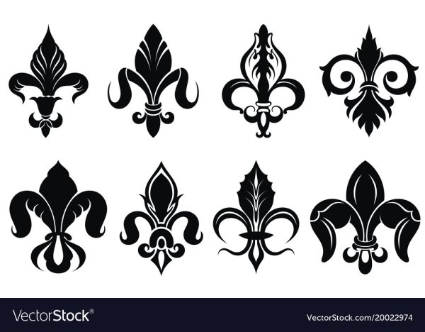 Геральдическая Лилия клеймо