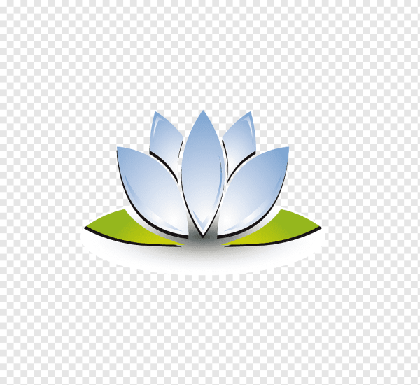 Лотос логотип белый фон