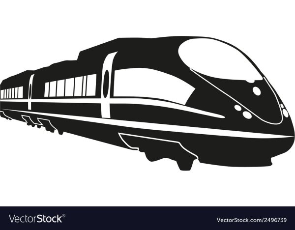 Стилизованное изображение поезда