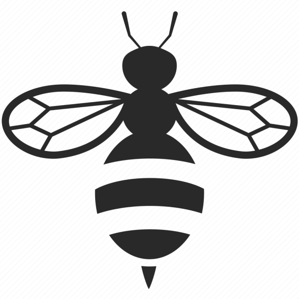Пчела силуэт
