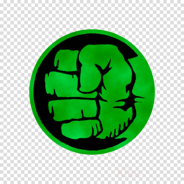 Кулак Халка на белом фоне