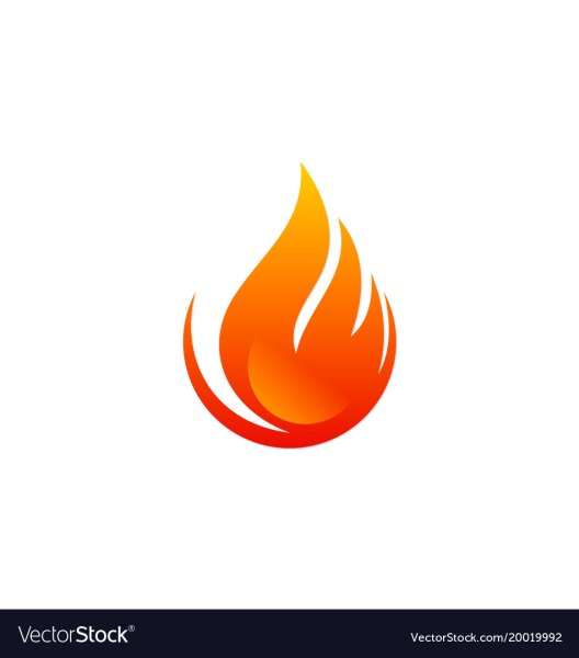 Логотип в виде огня