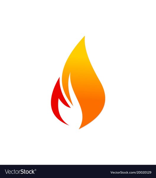 Логотип огонь пламя