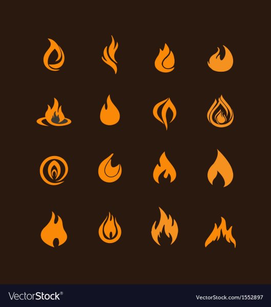 Стилизованное пламя