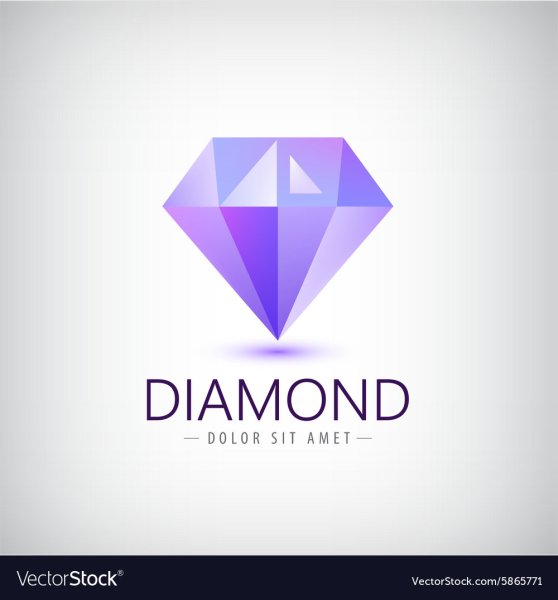 Алмаз 3д лого