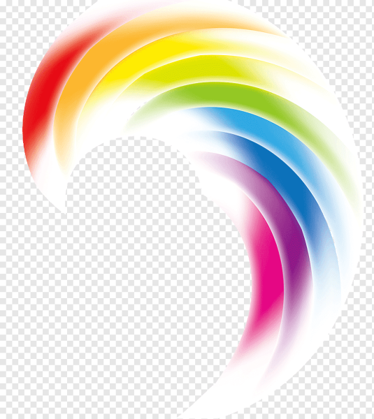Радуга на прозрачном фоне