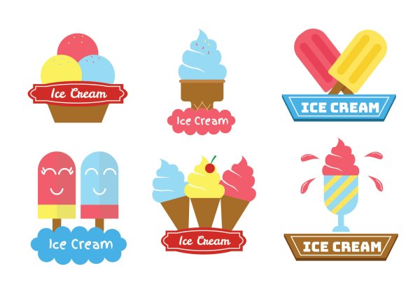 Логотипы производителей мороженого