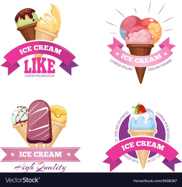 Идеи для логотипа магазина мороженого