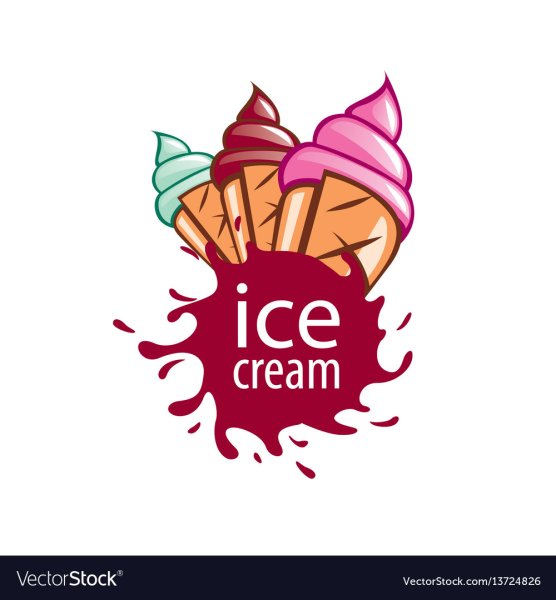 Ice Cream лого вектор