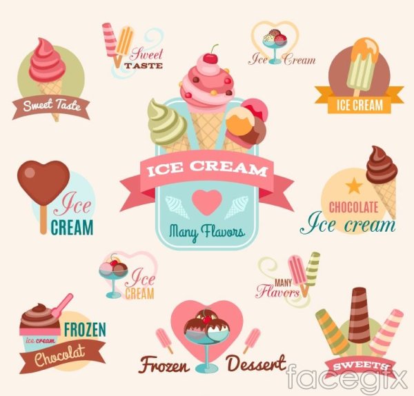 Логотип на тему сладости