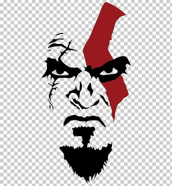 Кратос наклейки