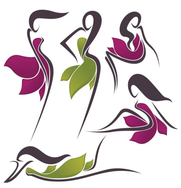 Стилизованный цветок