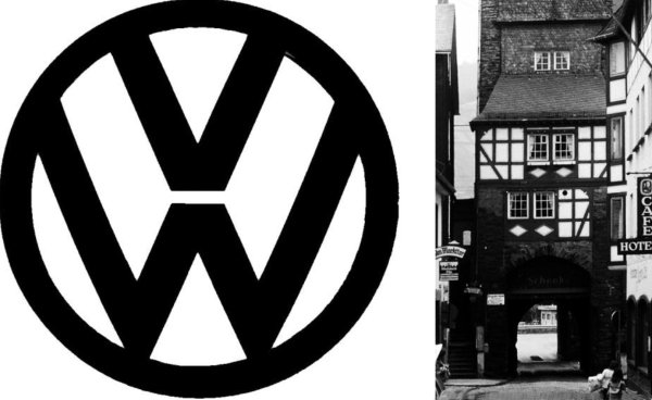 Volkswagen logo White