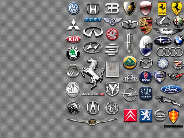 Автомобильные значки