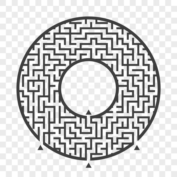 Круглый Лабиринт вектор