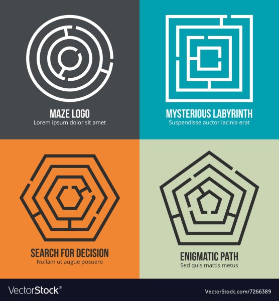 Дизайнерский логотип Лабиринт