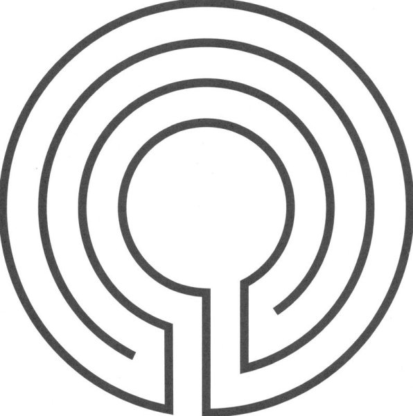 Лабиринт круглый простой