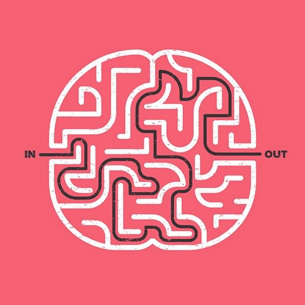 Логотип мозги Лабиринт