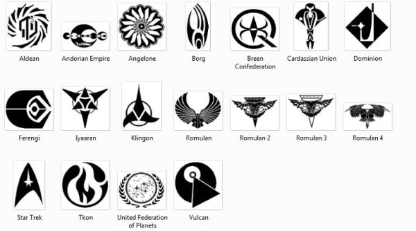 Символы всех рас Звёздные войны
