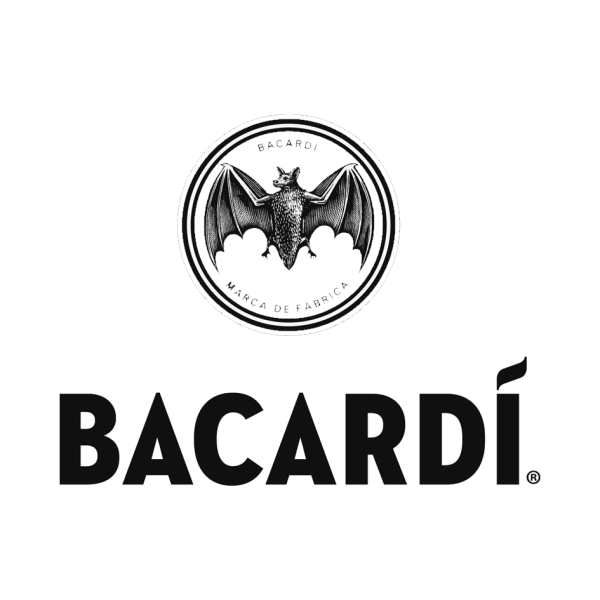 Этикетка Bacardi вектор