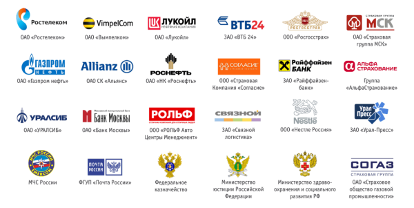 Логотипы крупных компаний