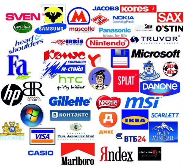Эмблемы известных фирм
